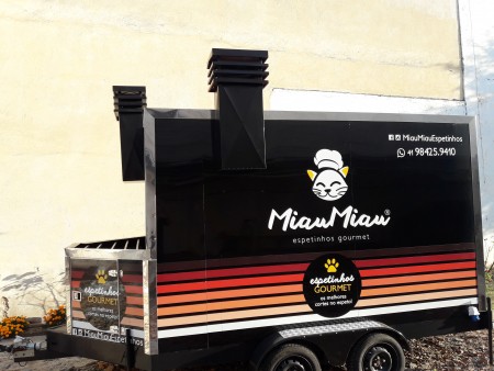 Nosso Cliente Miau espetinhos, necessitava de um sistema removível de fácil manuseio para limpeza, elaboramos todo sistema, mais um cliente satisfeito.