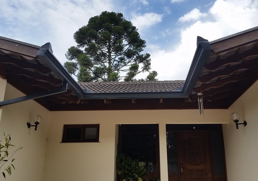 Calha de Beral Cinza escuro epoxi