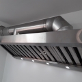 Coifa Americana de inox com Led + Sistema de filtro axial