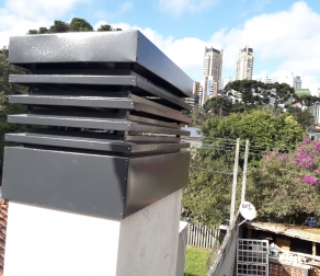 Trabalhos com pintura epoxi preto