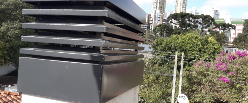 Trabalhos com pintura epoxi preto